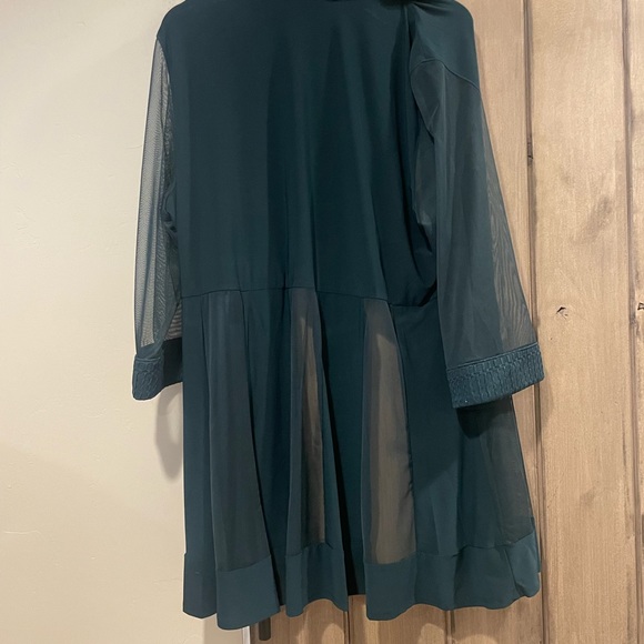 Beautiful, rich green dress! Perfect for Christmas parties! Never worn. - Picture 7 of 8